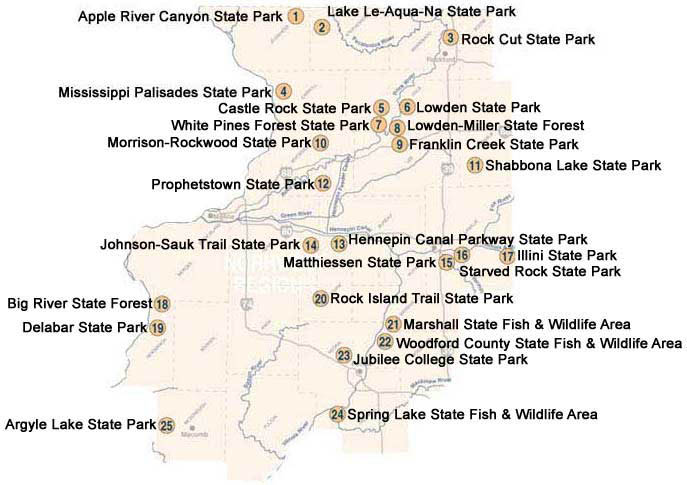 Hiking Opportunities Region 1