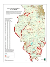 100-Year Floodplain in Illinois 